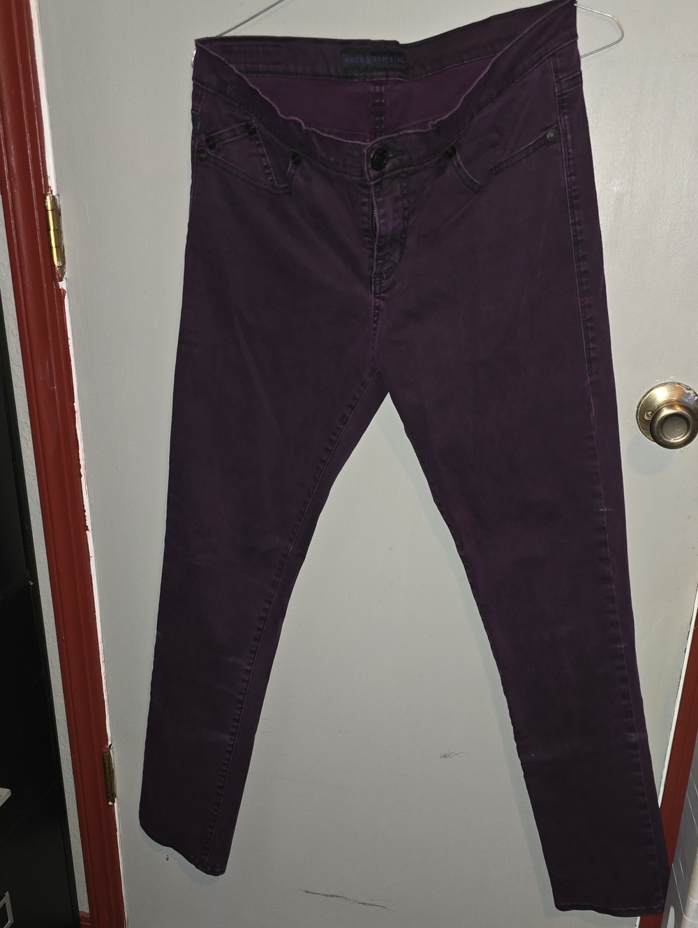 Rock & Republic plum skinny jeans